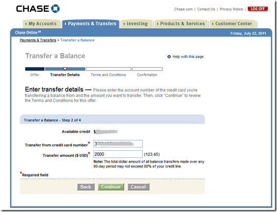 inheritance account declaration