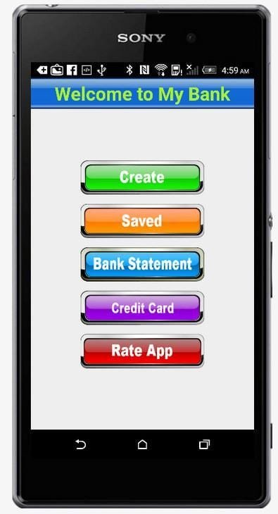 a Fake bank app on playstore