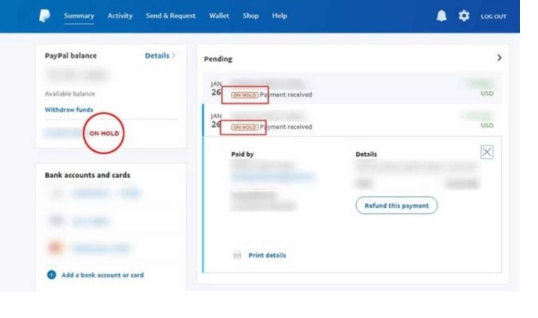 how to trick paypal into releasing funds