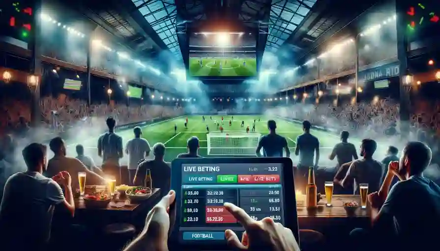 Live betting make money betting on football